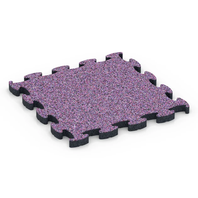 Fitness Active gymgolv von WARCO im Farbdesign Lavendel mit den Abmessungen 44,6 x 44,6 × 2,8 cm. Produktfoto von Artikel 6846 in der Aufsicht von schräg vorne.