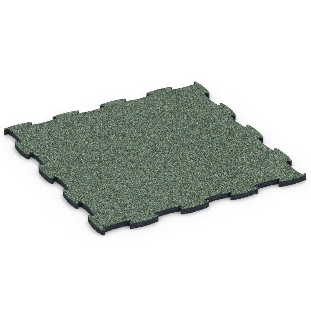 Fitness Active gymgolv von WARCO im Farbdesign Engelskt gräs mit den Abmessungen 97,1 x 97,1 x 2,8 cm. Produktfoto von Artikel 6852 in der Aufsicht von schräg vorne.