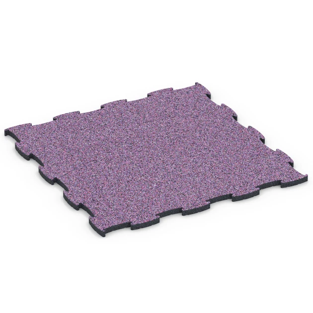 Fitness Active gymgolv von WARCO im Farbdesign Lavendel mit den Abmessungen 97,1 x 97,1 x 2,8 cm. Produktfoto von Artikel 6855 in der Aufsicht von schräg vorne.