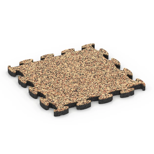 Poolkantplattor von WARCO im Farbdesign Terrakotta mit den Abmessungen 30 x 30 x 1,8 cm. Produktfoto von Artikel 6772 in der Aufsicht von schräg vorne.