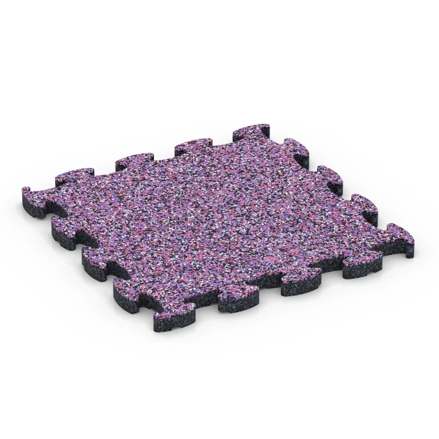 Poolkantplattor von WARCO im Farbdesign Lavendel mit den Abmessungen 28,9 x 28,9 x 1,8 cm. Produktfoto von Artikel 6774 in der Aufsicht von schräg vorne.