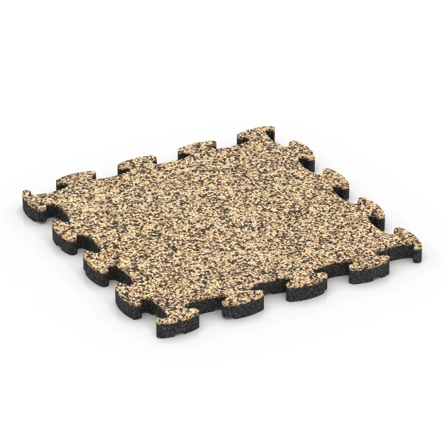 Poolkantplattor von WARCO im Farbdesign Rattan mit den Abmessungen 30 x 30 x 1,8 cm. Produktfoto von Artikel 6777 in der Aufsicht von schräg vorne.