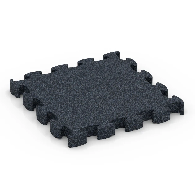 Fitness Premium träningsgolv von WARCO im Farbdesign Antracit mit den Abmessungen 28,9 x 28,9 x 2,8 cm. Produktfoto von Artikel 6959 in der Aufsicht von schräg vorne.