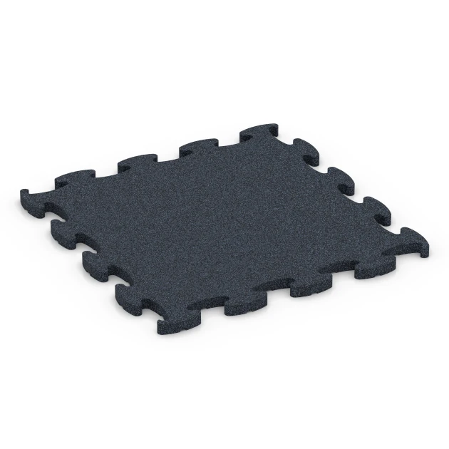 Fitness Premium träningsgolv von WARCO im Farbdesign Antracit mit den Abmessungen 45,9 x 45,9 x 1,8. Produktfoto von Artikel 6960 in der Aufsicht von schräg vorne.