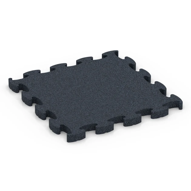 Fitness Premium träningsgolv von WARCO im Farbdesign Antracit mit den Abmessungen 45,9 x 45,9 x 2,8 cm. Produktfoto von Artikel 6961 in der Aufsicht von schräg vorne.