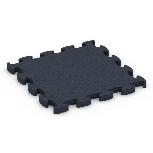 Fitness Premium studiogolv von WARCO im Farbdesign Antracit mit den Abmessungen 45,9 x 45,9 x 2,8 cm. Produktfoto von Artikel 6967 in der Aufsicht von schräg vorne.