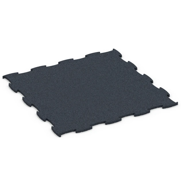 Fitness Premium träningsgolv von WARCO im Farbdesign Antracit mit den Abmessungen 99 x 99 x 1,8 cm. Produktfoto von Artikel 6962 in der Aufsicht von schräg vorne.