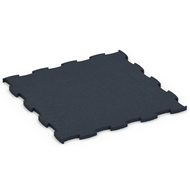 Fitness Premium studiogolv von WARCO im Farbdesign Antracit mit den Abmessungen 99 x 99 x 2,8 cm. Produktfoto von Artikel 6969 in der Aufsicht von schräg vorne.