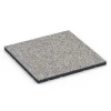 Gymgolv för utomhusbruk von WARCO im Farbdesign Grå granit mit den Abmessungen 60 x 60 x 3 cm | 0,36 m². Produktfoto von Artikel 7133 in der Aufsicht von schräg vorne.