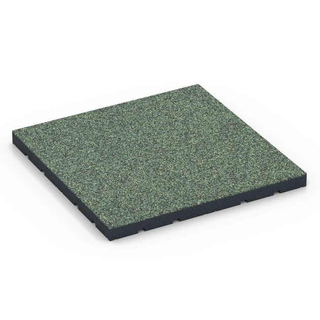 Gymgolv för utomhusbruk von WARCO im Farbdesign Engelskt gräs mit den Abmessungen 60 x 60 x 4 cm | 0,36 m². Produktfoto von Artikel 7143 in der Aufsicht von schräg vorne.