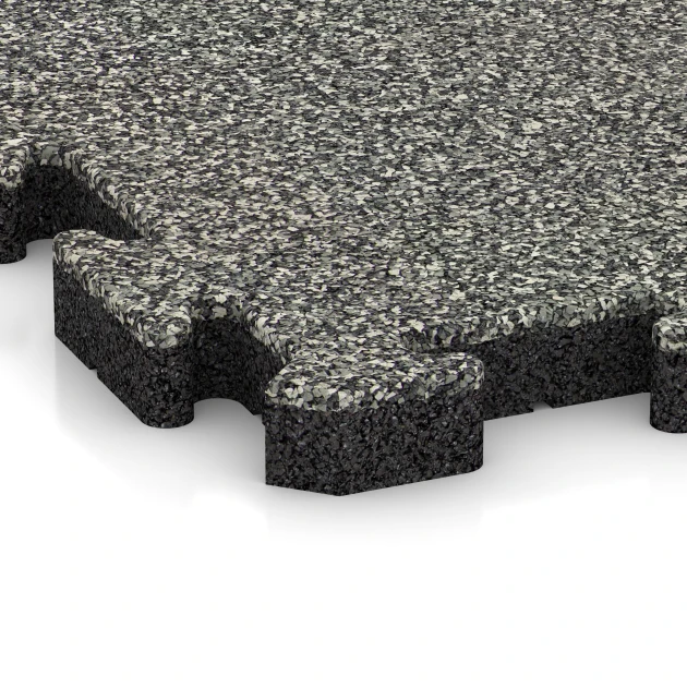 Detailaufnahme der Randausprägung von WARCO-Produkt 2919, Poolplatta, Format 50 x 50 x 4 cm | 0,25 m², Farbe Grå granit.