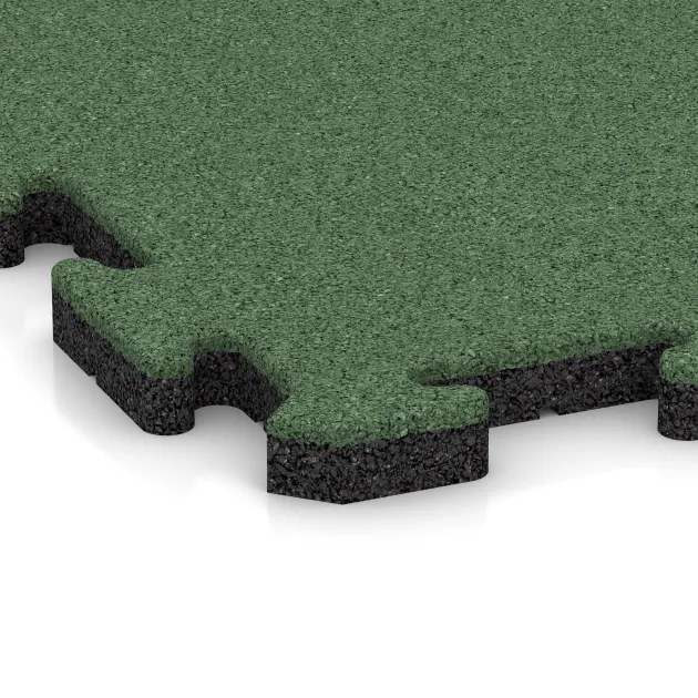 Detailaufnahme der Randausprägung von WARCO-Produkt 5299, Poolplatta, Format 500 x 500 x 30 mm, Farbe Blekgreen.