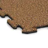 Detailaufnahme der Randausprägung von WARCO-Produkt 3943, Hundsportgolv HD, Format 1000 x 1000 x 18 mm, Farbe Terra Cotta.