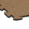 Detailaufnahme der Randausprägung von WARCO-Produkt 4790, Hörnplatta HD, Format 485 x 485 x 18 mm, Farbe Rattan Lounge.