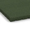Detailaufnahme der Randausprägung von WARCO-Produkt 3642, Stallmatta HD, Format 100 x 100 x 4 cm, Farbe Gräsgrön.