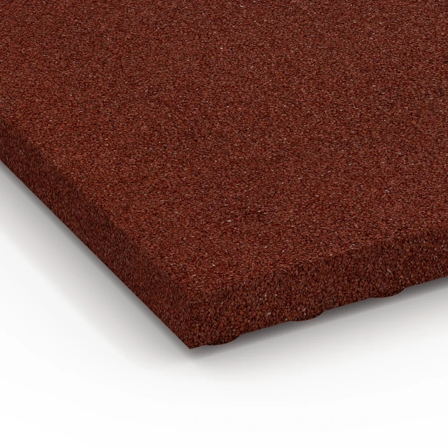 Detailaufnahme der Randausprägung von WARCO-Produkt 6649, Stallplatta Lyx, Format 100 x 50 x 5 cm, Farbe Tegelröd.