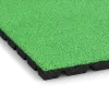 Detailaufnahme der Randausprägung von WARCO-Produkt 5470, Fallskyddsmatta 3 cm - EN 1177 ≤ 100 cm, Format 500 x 500 x 30 mm, Farbe Maigrön.