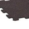 Detailaufnahme der Randausprägung von WARCO-Produkt 0912, Fitnessgolv Kompakt, Format 485 x 485 x 8 mm | 0,235 m², Farbe Lätt Röd Sprøjtet.