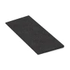 Detailaufnahme der Randausprägung von WARCO-Produkt 2308, Tröskelramp 75 cm, Format 75 x 30 cm | 8 < 25 mm, Farbe Antracit.