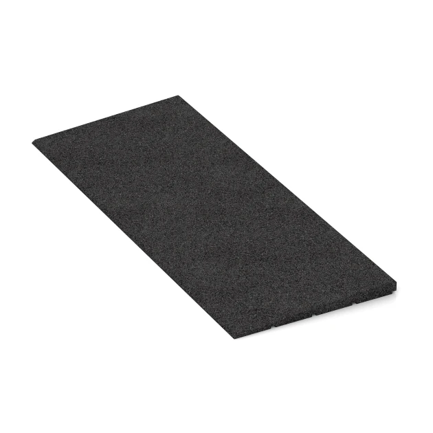 Detailaufnahme der Randausprägung von WARCO-Produkt 2308, Tröskelramp 75 cm, Format 75 x 30 cm | 8 < 25 mm, Farbe Antracit.