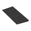 Detailaufnahme der Randausprägung von WARCO-Produkt 2388, Tröskelramp 75 cm, Format 75 x 30 cm | 8 < 35 mm, Farbe Antracit.