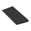 Detailaufnahme der Randausprägung von WARCO-Produkt 2468, Tröskelramp 75 cm, Format 75 x 30 cm | 8 < 45 mm, Farbe Antracit.