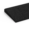 Detailaufnahme der Randausprägung von WARCO-Produkt 6596, Tröskelramp, Format 100 × 25 cm | 1 < 4 cm, Farbe Antracit.