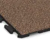 Detailaufnahme der Randausprägung von WARCO-Produkt 1575, Spiel-Bodenbelag, Format 1000 x 1000 x 30 mm, Farbe Bast & Bark.