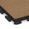 Detailaufnahme der Randausprägung von WARCO-Produkt 1419, Terrassplatta Classic, Format 500 x 500 x 50 mm, Farbe Rattan Lounge.