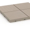Detailaufnahme der Randausprägung von WARCO-Produkt 6351, Mosaik – Trallplattor, Format 30 x 30 x 2 cm, Farbe Vanilj.