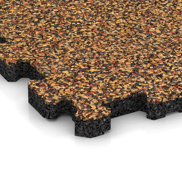 Detailaufnahme der Randausprägung von WARCO-Produkt 3852, Poolplatta fogfri, Format 306 x 306 x 20 mm, Farbe Terra Cotta.