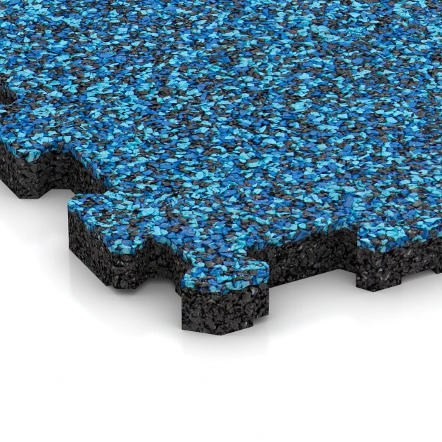 Detailaufnahme der Randausprägung von WARCO-Produkt 5432, Trappflisa, Format 30,6 x 30,6 x 2 cm | 0,094 m², Farbe Atlantisk.