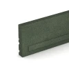 Detailaufnahme der Randausprägung von WARCO-Produkt 3786, Gummibordsten, Format 100 × 5 × 25 cm, Farbe Gräsgrön.