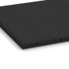 Detailaufnahme der Randausprägung von WARCO-Produkt 6287, Fallskyddsplattor, Format 50 x 50 x 3 cm | 0,25 m², Farbe Antracit.
