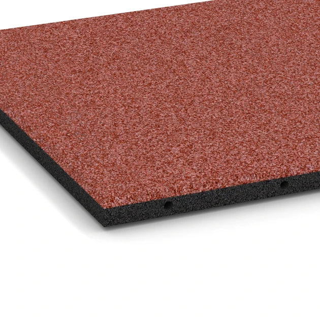 Detailaufnahme der Randausprägung von WARCO-Produkt 6183, Liggmatta för hund, Format 50 x 50 x 3 cm | 0,25 m², Farbe Tomatröd.
