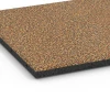 Detailaufnahme der Randausprägung von WARCO-Produkt 6416, Fallskyddsplatta – 90 cm, Format 50 x 50 x 3 cm | 0,25 m², Farbe Terrakotta.