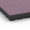 Detailaufnahme der Randausprägung von WARCO-Produkt 6445, Fallskyddsplatta – 210 cm, Format 50 x 50 x 7 cm, Farbe Lavendel.