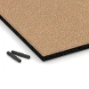 Detailaufnahme der Randausprägung von WARCO-Produkt 6252, Terrassplatta – 3 cm, Format 50 x 50 x 3 cm, Farbe Sandbeige.