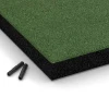 Detailaufnahme der Randausprägung von WARCO-Produkt 6267, Fallskyddsplatta – 180 cm, Format 50 x 50 x 6 cm, Farbe Gräsgrön.
