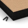 Detailaufnahme der Randausprägung von WARCO-Produkt 6231, Fallskyddsplattor, Format 50 x 50 x 11 cm, Farbe Sandbeige.