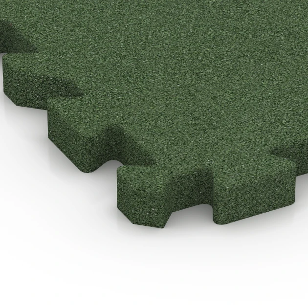 Detailaufnahme der Randausprägung von WARCO-Produkt 6982, Bollplanplatta, Format 50 x 50 x 4 cm | 0,25 m², Farbe Gräsgrön.