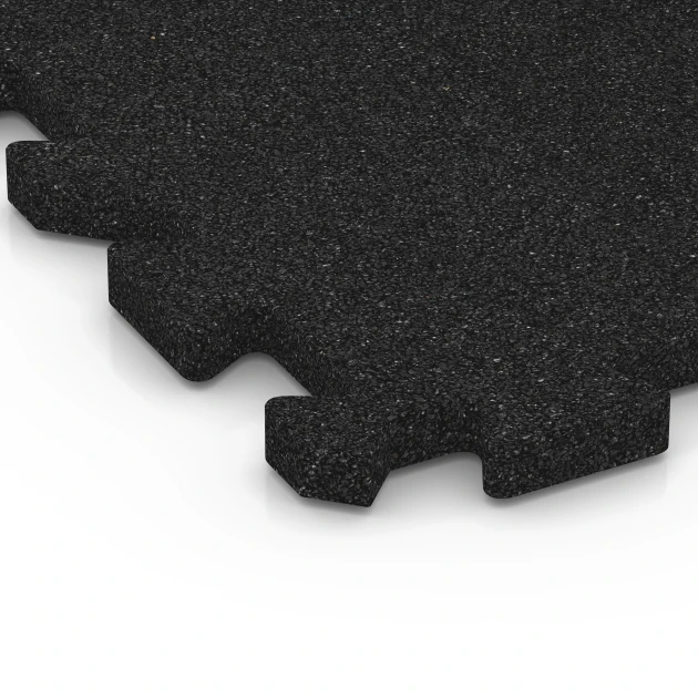 Detailaufnahme der Randausprägung von WARCO-Produkt 6607, Hundgolv, Format 50 x 50 x 3 cm | 0,25 m², Farbe Antracit.