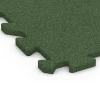 Detailaufnahme der Randausprägung von WARCO-Produkt 6985, Gymgolv, Format 50 x 50 x 2 cm | 0,25 m², Farbe Gräsgrön.