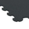 Detailaufnahme der Randausprägung von WARCO-Produkt 6376, Fitness Skyddsmatta, Format 102,5 x 102,5 x 1,5 cm | 1,05 m², Farbe Antracit.