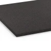 Detailaufnahme der Randausprägung von WARCO-Produkt 6475, Underlagsplatta Kl. 1, Format 52 x 52 x 1,8 cm, Farbe Antracit.