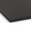 Detailaufnahme der Randausprägung von WARCO-Produkt 6658, Underlagsplatta Kl. 1, Format 104 x 104 x 2,8 cm, Farbe Antracit.