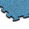 Detailaufnahme der Randausprägung von WARCO-Produkt 6758, Lekmatta i gummiplattor, Format 44,6 x 44,6 x 1,8 cm, Farbe Atlantisk.