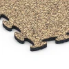 Detailaufnahme der Randausprägung von WARCO-Produkt 6786, Träningsmatta gummi, Format 44,6 x 44,6 x 1,8 cm, Farbe Rattan.
