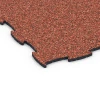 Detailaufnahme der Randausprägung von WARCO-Produkt 6809, Agilitygolv hundsport, Format 97,1 x 97,1 × 1,8 cm, Farbe Etna.