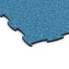 Detailaufnahme der Randausprägung von WARCO-Produkt 6839, Fitness Active gymgolv, Format 97,1 x 97,1 × 1,8 cm, Farbe Atlantisk.